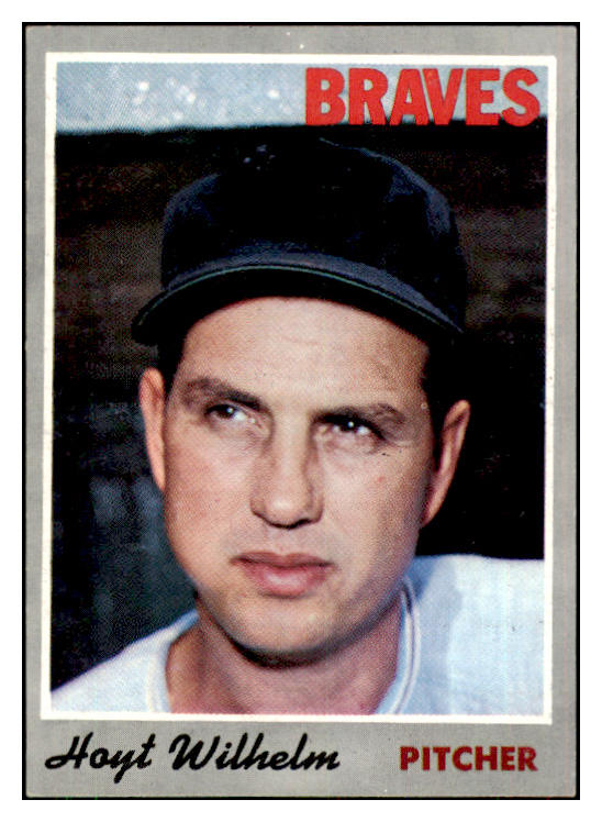 1970 Topps Baseball #017 Hoyt Wilhelm Braves NR-MT 433972