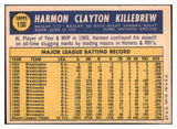 1970 Topps Baseball #150 Harmon Killebrew Twins EX-MT 433978