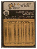 1973 Topps Baseball #280 Al Kaline Tigers VG-EX 433999