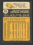 1973 Topps Baseball #545 Orlando Cepeda A's VG-EX 434012