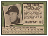 1971 Topps Baseball #030 Phil Niekro Braves EX-MT 434023