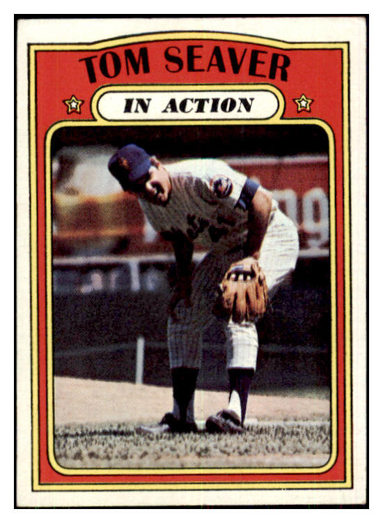 1972 Topps Baseball #446 Tom Seaver IA Mets EX-MT 434052