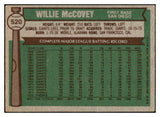 1976 Topps Baseball #520 Willie McCovey Padres VG-EX 434071