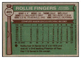 1976 Topps Baseball #405 Rollie Fingers A's VG-EX 434078