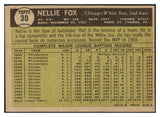1961 Topps Baseball #030 Nellie Fox White Sox VG-EX 434092