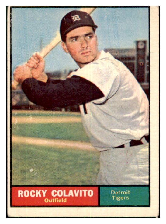 1961 Topps Baseball #330 Rocky Colavito Tigers VG-EX 434105
