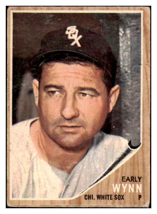 1962 Topps Baseball #385 Early Wynn White Sox Good 434109