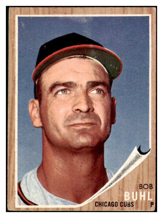 1962 Topps Baseball #458 Bob Buhl Cubs GD-VG No Emblem 434143