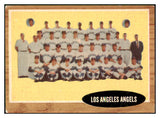 1962 Topps Baseball #132 Los Angeles Angels Team VG-EX Variation 434150