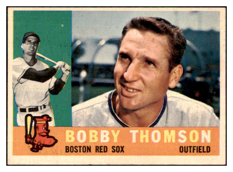 1960 Topps Baseball #153 Bobby Thomson Red Sox EX-MT 434154