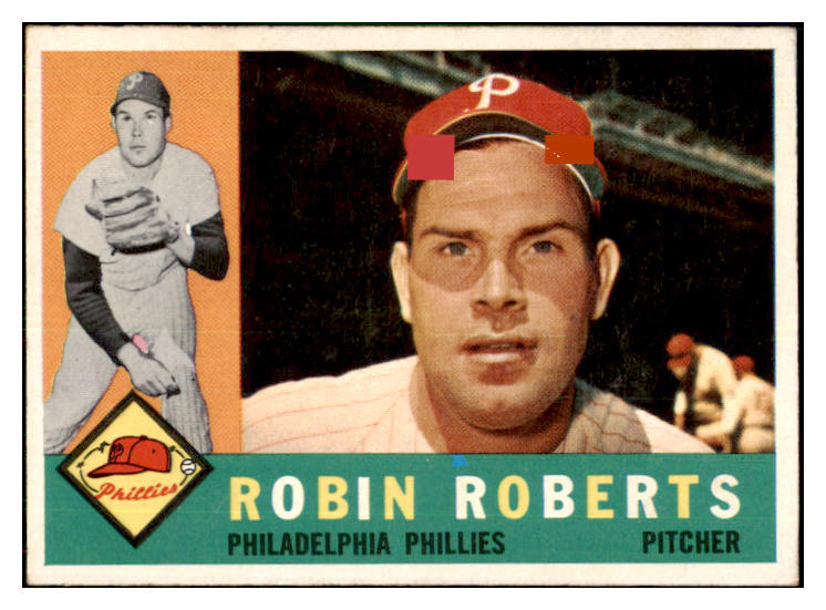 1960 Topps Baseball #264 Robin Roberts Phillies EX-MT 434156