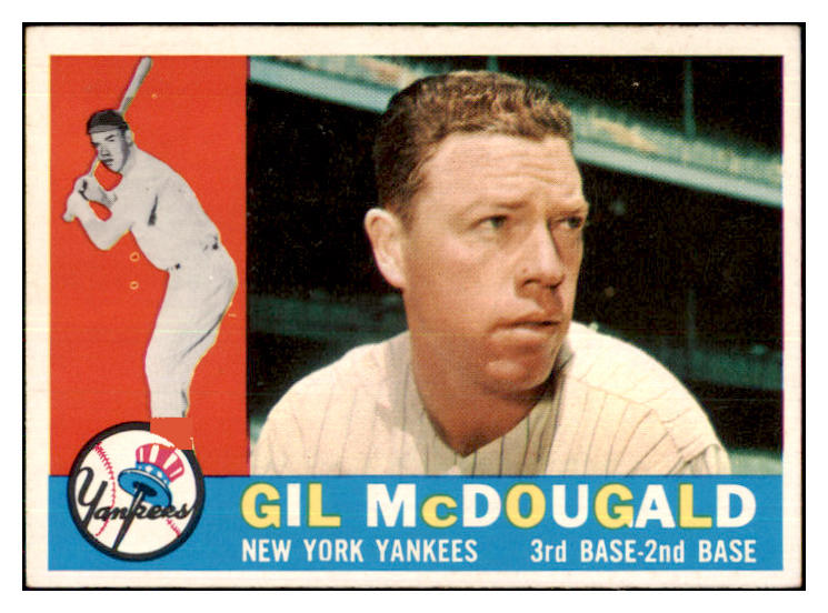 1960 Topps Baseball #247 Gil McDougald Yankees EX-MT 434162