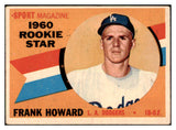 1960 Topps Baseball #132 Frank Howard Dodgers VG-EX 434169