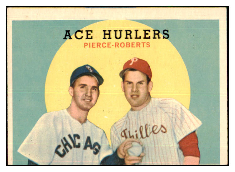 1959 Topps Baseball #156 Robin Roberts Billy Pierce VG 434182