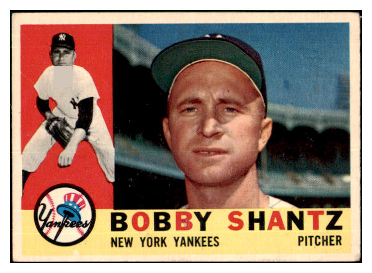 1960 Topps Baseball #315 Bobby Shantz Yankees VG-EX 434187