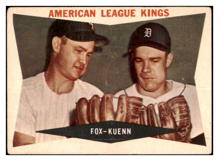 1960 Topps Baseball #429 Nellie Fox Harvey Kuenn VG 434190