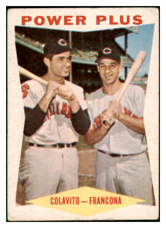 1960 Topps Baseball #260 Rocky Colavito Tito Francona VG-EX 434194