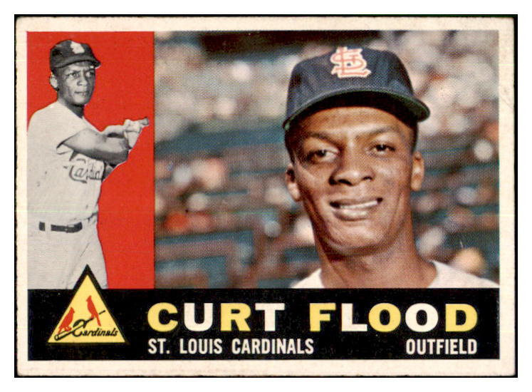 1960 Topps Baseball #275 Curt Flood Cardinals EX-MT 434196