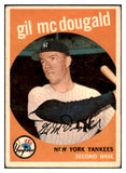 1959 Topps Baseball #345 Gil McDougald Yankees VG-EX 434203