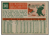 1959 Topps Baseball #345 Gil McDougald Yankees VG-EX 434203