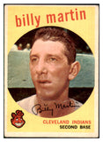 1959 Topps Baseball #295 Billy Martin Indians VG-EX 434204