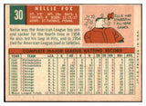 1959 Topps Baseball #030 Nellie Fox White Sox VG-EX 434210