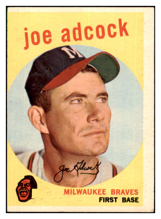 1959 Topps Baseball #315 Joe Adcock Braves VG 434218