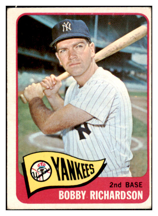 1965 Topps Baseball #115 Bobby Richardson Yankees VG-EX 434235