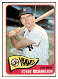 1965 Topps Baseball #115 Bobby Richardson Yankees VG-EX 434235