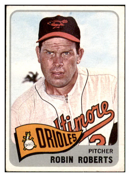 1965 Topps Baseball #015 Robin Roberts Orioles EX 434236