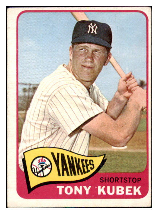1965 Topps Baseball #065 Tony Kubek Yankees VG-EX 434243
