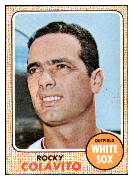1968 Topps Baseball #099 Rocky Colavito White Sox EX 434283