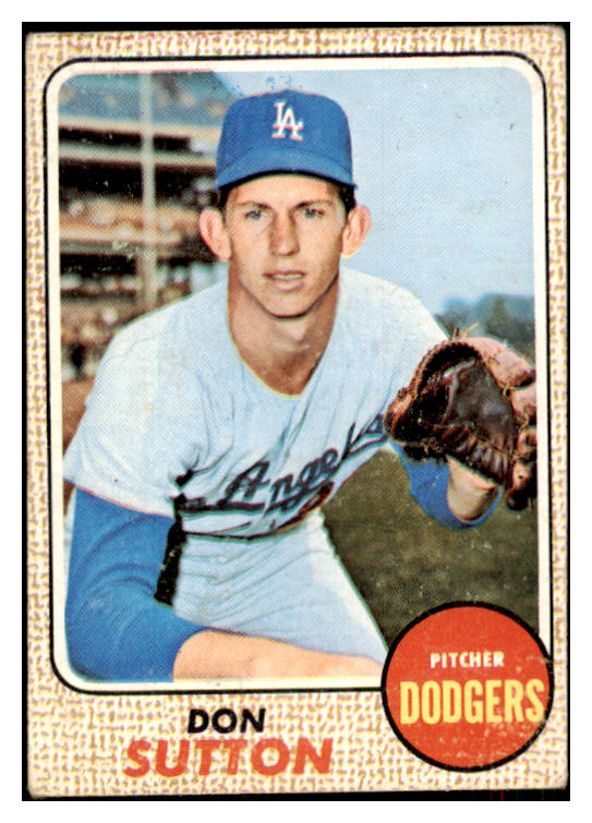 1968 Topps Baseball #103 Don Sutton Dodgers GD-VG 434286