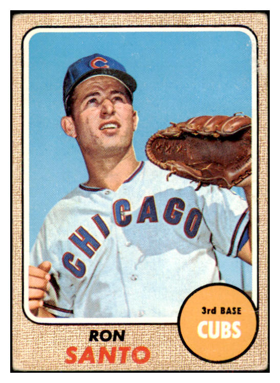 1968 Topps Baseball #235 Ron Santo Cubs VG-EX 434288