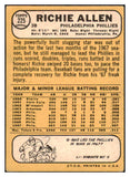1968 Topps Baseball #225 Richie Allen Phillies VG-EX 434303