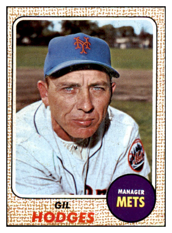 1968 Topps Baseball #027 Gil Hodges Mets NR-MT 434308