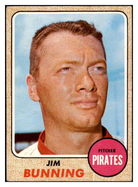 1968 Topps Baseball #215 Jim Bunning Pirates VG-EX 434314