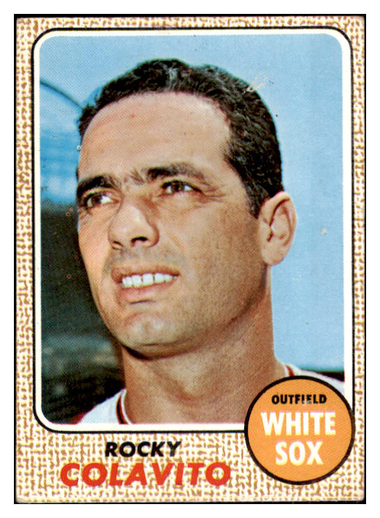 1968 Topps Baseball #099 Rocky Colavito White Sox VG-EX 434317