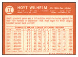 1964 Topps Baseball #013 Hoyt Wilhelm White Sox EX 434349
