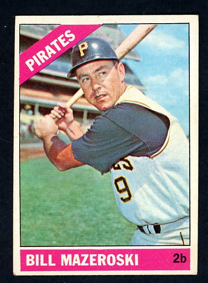 1966 Topps Baseball #210 Bill Mazeroski Pirates EX 434359