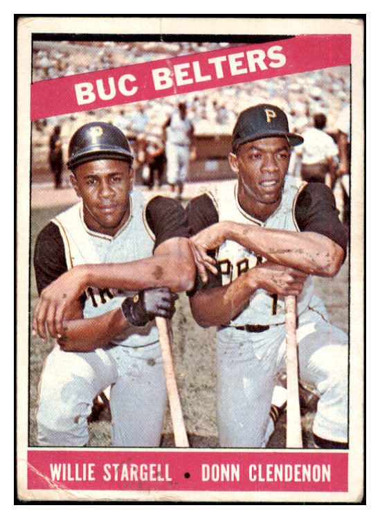 1966 Topps Baseball #099 Willie Stargell Donn Clendenon GD-VG 434367