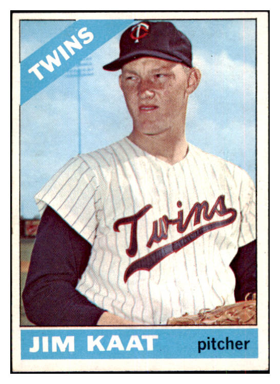 1966 Topps Baseball #445 Jim Kaat Twins EX-MT 434384