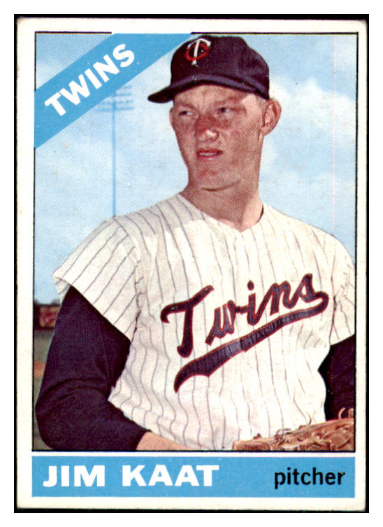 1966 Topps Baseball #445 Jim Kaat Twins EX 434385