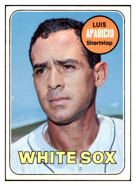 1969 Topps Baseball #075 Luis Aparicio White Sox EX 434403