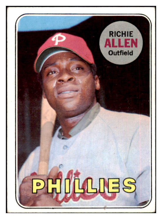 1969 Topps Baseball #350 Richie Allen Phillies EX 434407