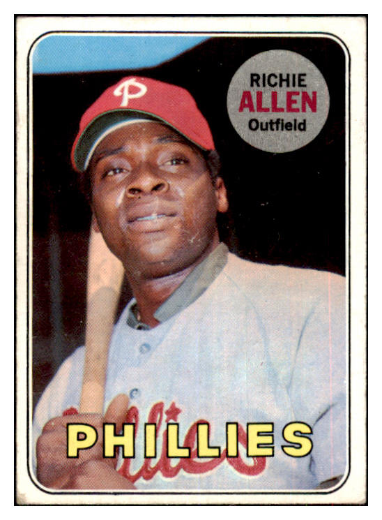 1969 Topps Baseball #350 Richie Allen Phillies VG-EX 434409