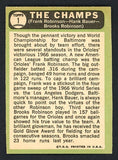 1967 Topps Baseball #001 Brooks Robinson Frank Robinson GD-VG 434427