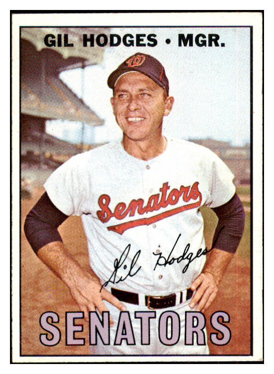 1967 Topps Baseball #228 Gil Hodges Senators NR-MT 434432
