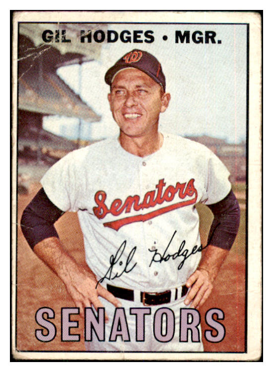 1967 Topps Baseball #228 Gil Hodges Senators GD-VG 434433