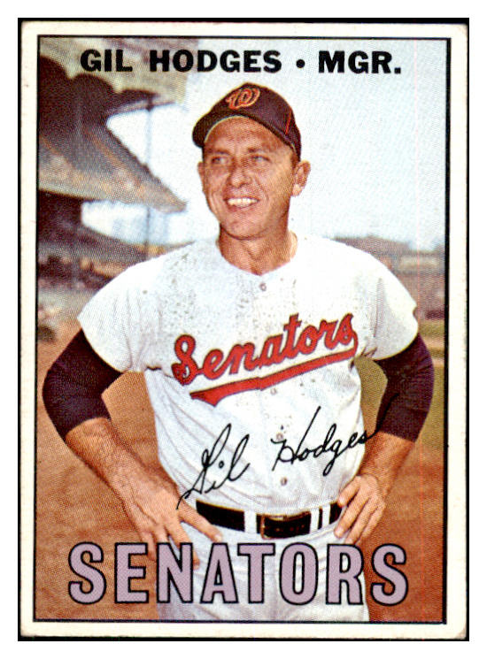 1967 Topps Baseball #228 Gil Hodges Senators EX 434440